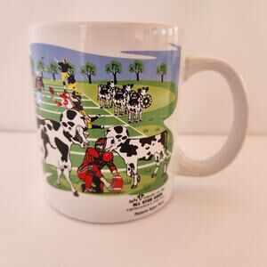 Vintage Cow Mug 2004 All Star Cows
